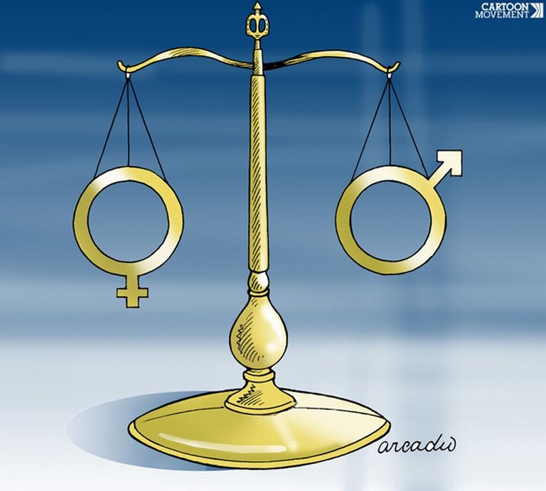 Igualdade entre os sexos  (Foto: Arcadio Esquivel / Cartoon Movement)
