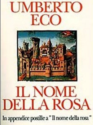 Capa de edição italiana de 'O nome da rosa' (Foto: Divulgação)