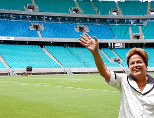 Dilma inauguração Fonte Nova estádio (Foto: Roberto Stuckert Filho ) Dilma inauguração Fonte Nova estádio (Foto: Roberto Stuckert Filho )