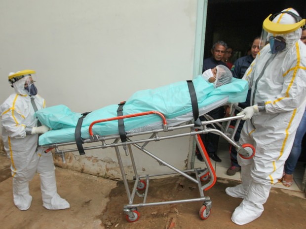 Simulação de casos suspeito de ebola no Acre foi feito em hospital na fronteira (Foto: Diego Gurgel/ Secom Acre)