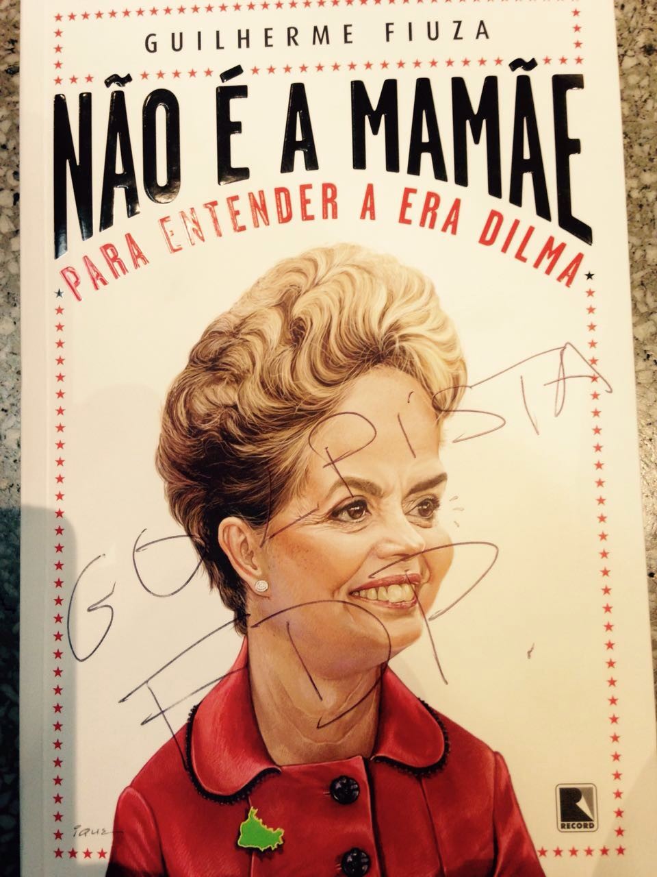 A capa do livro de Fiuza