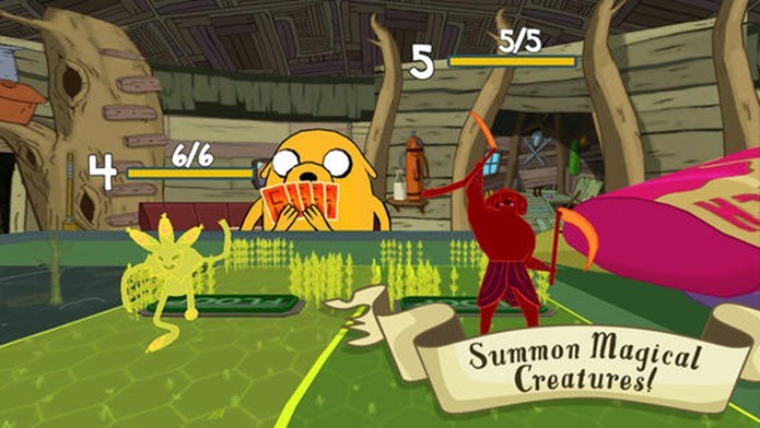 Finn e Jake estrelam card game de Hora de Aventura para iPhone e iPad (Foto: Divulgação)