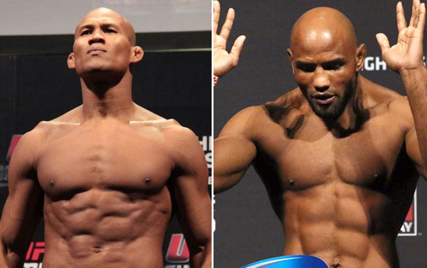 Ronaldo Jacaré x Yoel Romero UFC (Foto: Editoria de Arte)