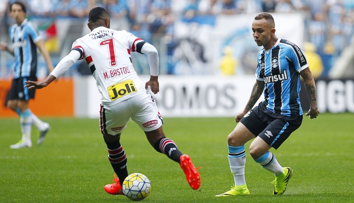 Everton Grêmio x São Paulo (Foto: Lucas Uebel/Divulgação Grêmio)