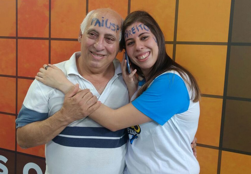 Ricardo Chammas e sua filha Beatriz (Foto: Luiza Tenente/ G1)