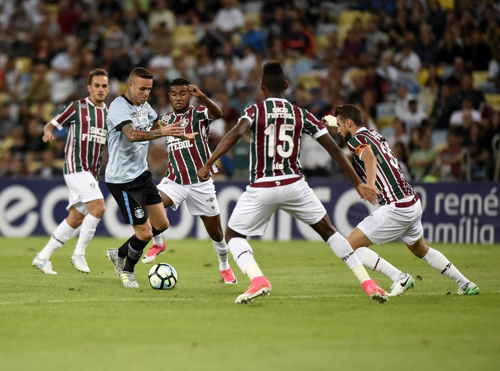 Luan anotou o segundo gol do Grêmio no Maracanã (Foto: André Durão)