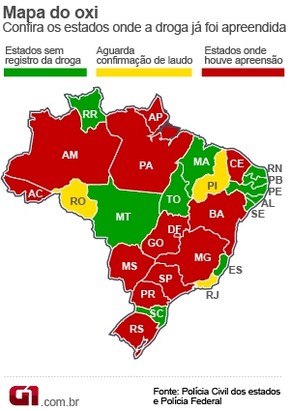 Oxi Avanca Pelo Pais E Policia Registra Apreensoes Em 12 Estados E No Df Brasil G1