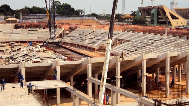 Arena da Amazônia (Foto: Adeilson Albuquerque/GLOBOESPORTE.COM)