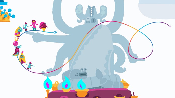 O carisma dos gráficos de Hohokum fazem muitas das frustrações valerem a pena (Foto: Divulgação)