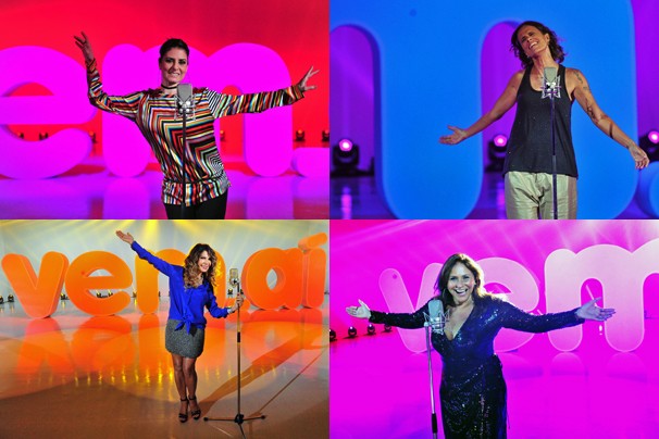 Veteranas da MPB também vão pintar na sua telinha: Fernanda Abreu, Zélia Duncan, Elba Ramalho e Fafá de Belém (Foto: João Miguel JR./Rede Globo)
