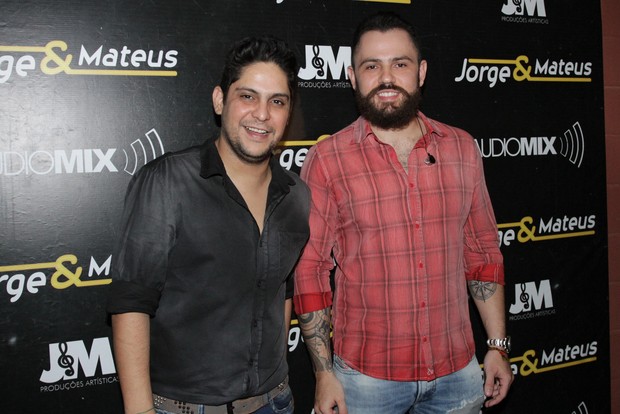 Jorge e Mateus em show em São Paulo (Foto: Paduardo/ Ag. News)