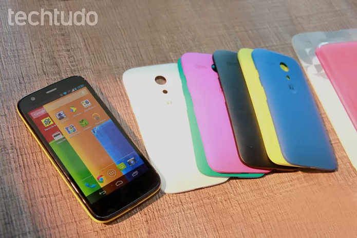 Moto G original é mais portátil e leve (Foto: TechTudo)