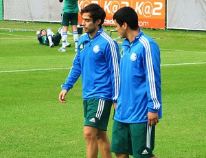 Valdívia reapresentação treino Palmeiras (Foto: Marcelo Hazan)