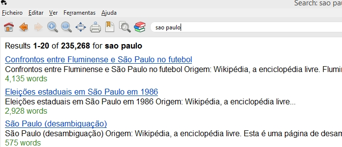 Resultados da busca são como na web, geram milhares de resultados (Foto: Reprodução/Paulo Alves)