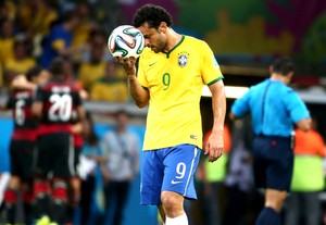 Fred lamentando jogo Brasil x Alemanha (Foto: André Durão / Globoesporte.com)