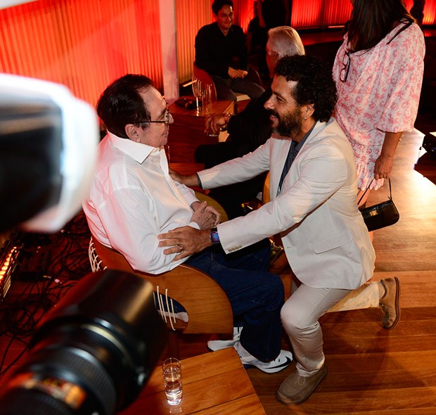 Benedito Ruy Barbosa e Marcos Palmeira (Foto: Fabio Cordeiro/ Ed. Globo) Benedito Ruy Barbosa e Marcos Palmeira (Foto: Fabio Cordeiro/ Ed. Globo)