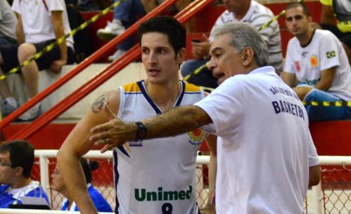 Técnico Luiz Zanon Dedé São José Basquete (Foto: Danilo Sardinha/GloboEsporte.com)