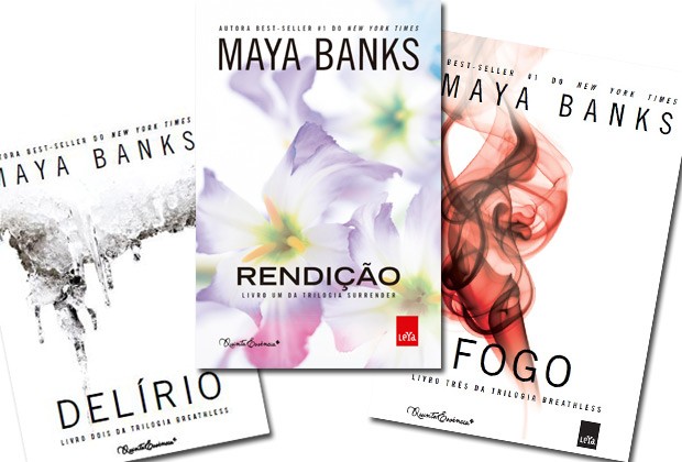 Alguns títulos eróticos da autora lançados no Brasil: 