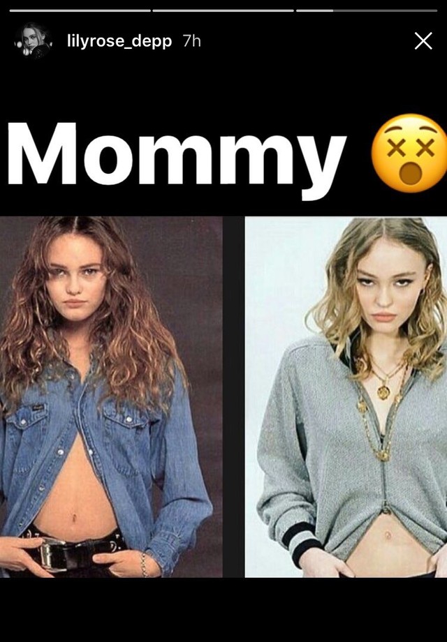 Vanessa Paradis x Lily-Rose Depp (Foto: Reprodução)