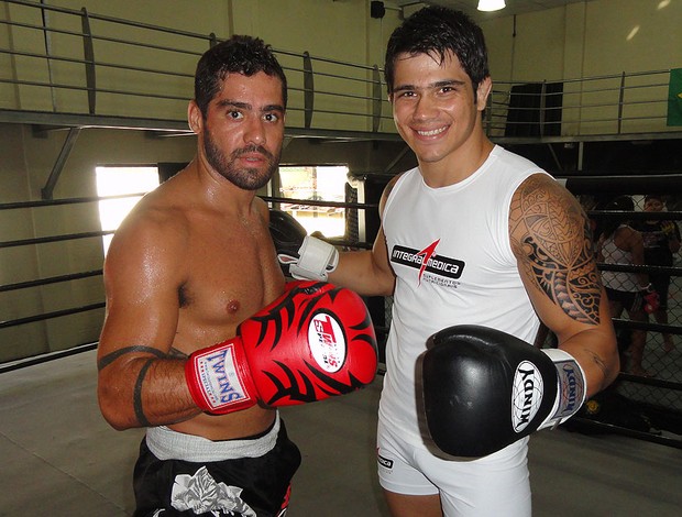 Yuri treinando com o Erick Silva (Foto: Ivan Raupp / Globoesporte.com) Yuri treinando com o Erick Silva (Foto: Ivan Raupp / Globoesporte.com)