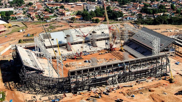 Arena Pantanal obras Cuiaba Copa 2014 (Foto: Divulgação)