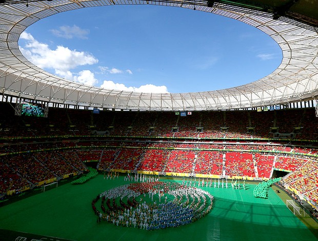 abertura Mané Garrincha estádio Copa (Foto: Getty Images)