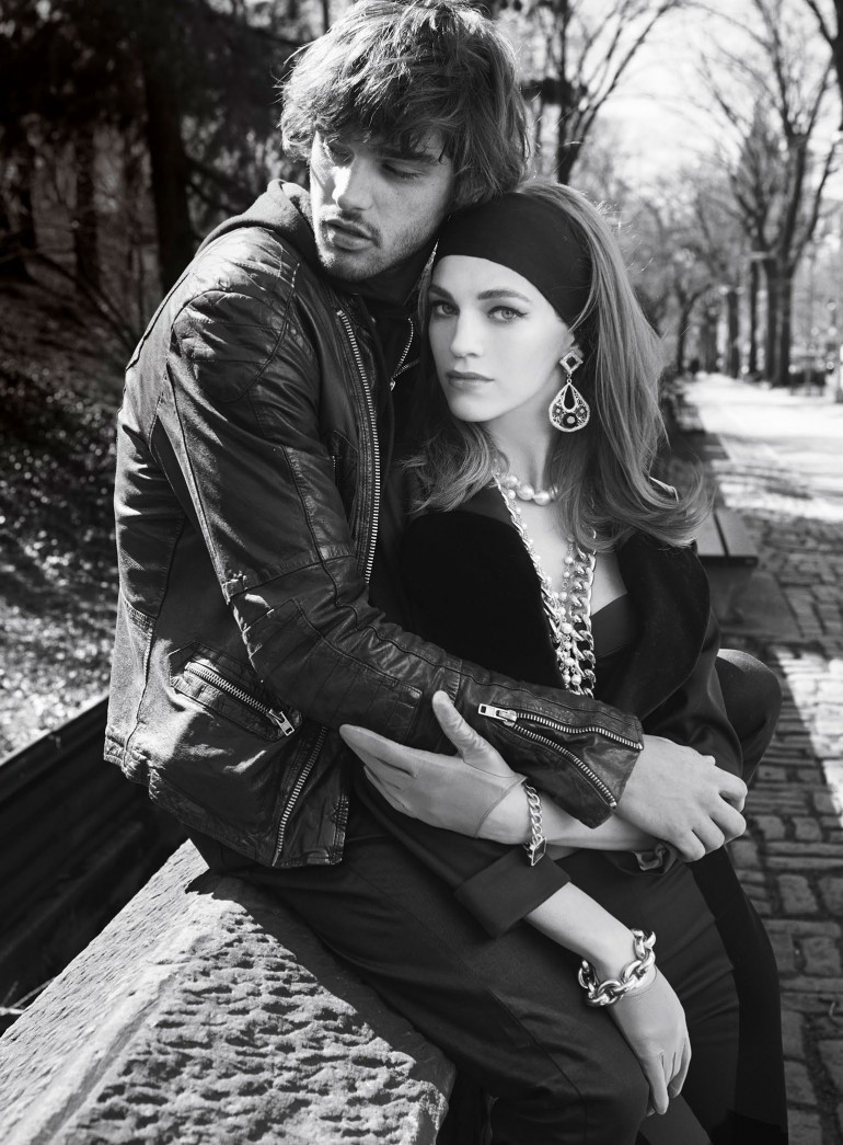 Marlon Teixeira estrela editorial ao lado da (exnamorada) Samantha Gradoville Vogue Gente