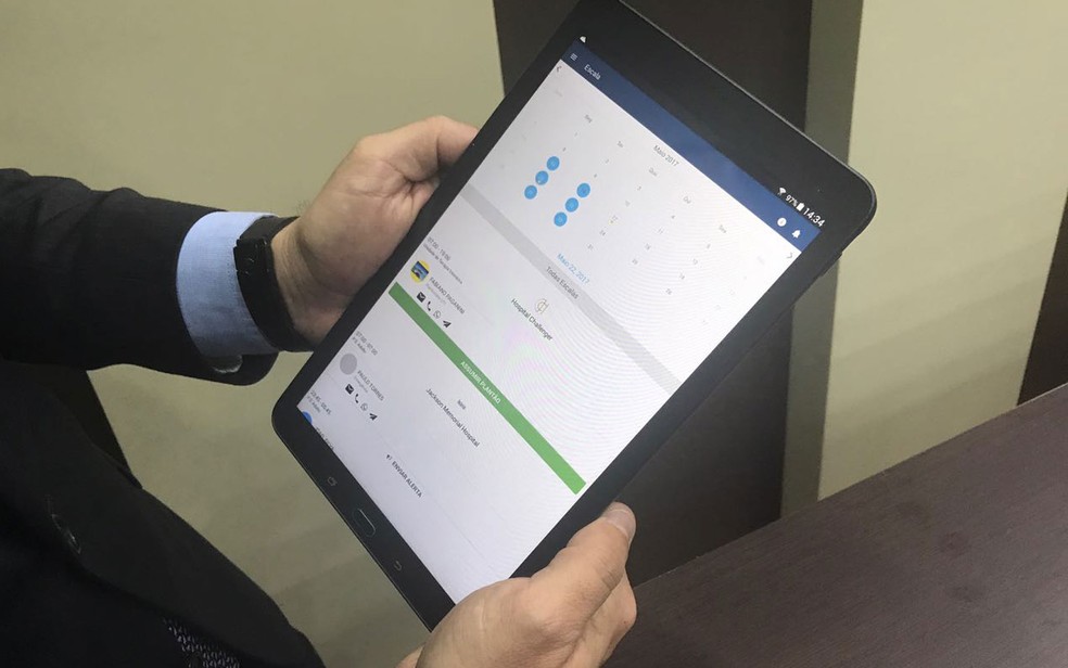 Mobi Saúde é um aplicativo que gerencia profissionais da saúde (Foto: Ricardo Benichio/Divulgação)