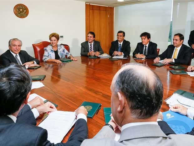 Presidente Dilma Rousseff se reúne no Palácio do Planalto com governadores de estados do Nordeste (Foto: Roberto Stuckert Filho / Presidência da República)