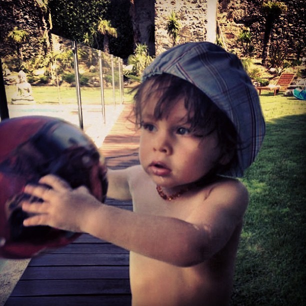 Vicente, filho de Ricardo Pereira e Francisca Pinto (Foto: Instagram/ Reprodução)
