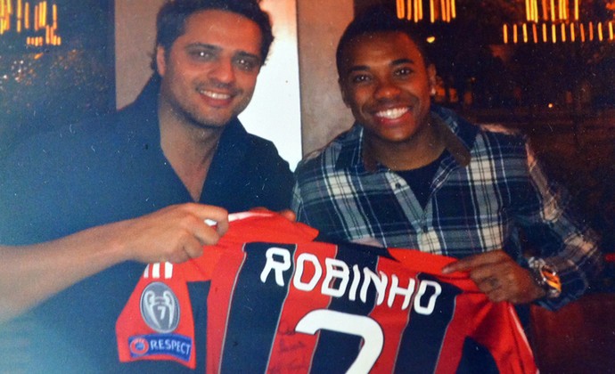 Ferreti e Robinho (Foto: Arquivo Pessoal)