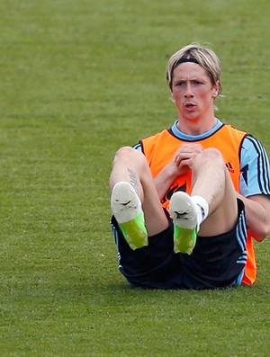 fernando torres espanha treino eurocopa 2012 (Foto: Agência Reuters)