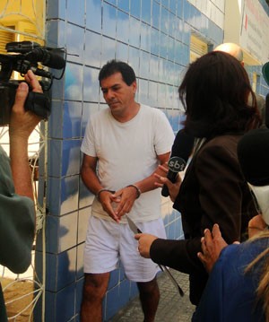 Welington Pé na Jaca foi interrogado na manhã desta quinta-feira (29) (Foto: Rafael Barbosa/G1)