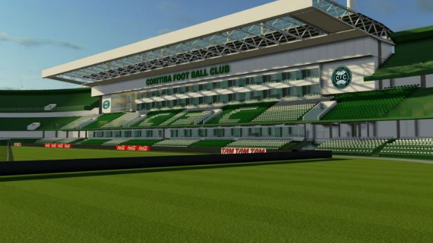 Coritiba - projeto do Estádio Couto Pereira (Foto: Divulgação/site oficial do Coritiba Foot Ball Club)