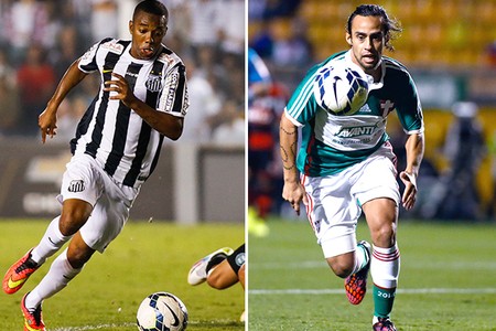 Valdivia e Robinho exercem liderança em campanhas de Palmeiras e Santos