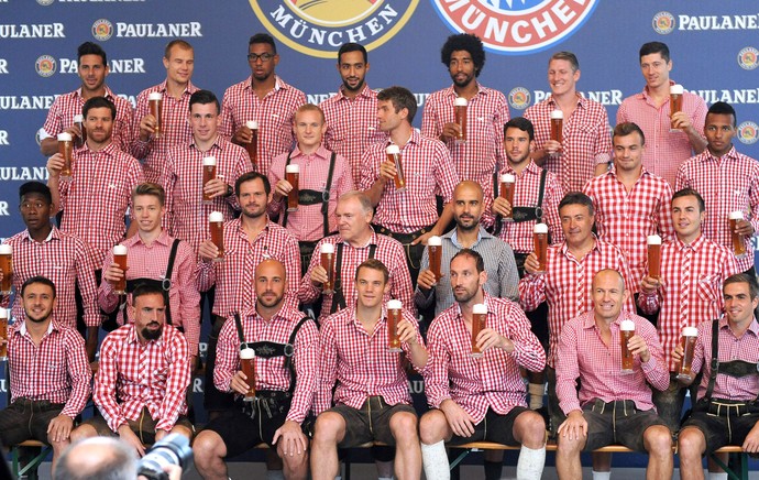 Bayern de Munique ensaio cerveja (Foto: EFE)