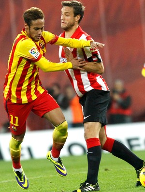 Athletic Bilbao x Barcelona Neymar  (Foto: Reuters Media Express)