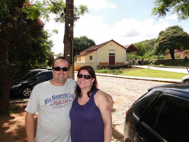 Tito Miguez e Lúcia Lopes saíram do Rio de Janeiro. (Foto: Alex Araújo/G1)