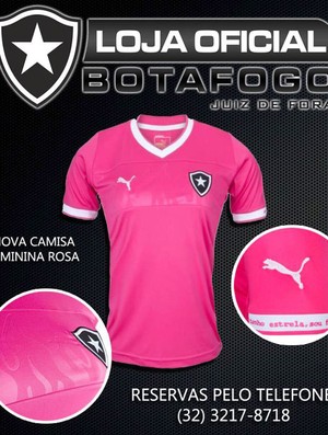 Camisa Rosa Botafogo (Foto: Reprodução / Facebook)
