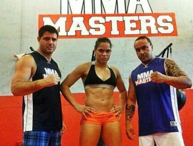 Daniel Valverde, Amanda Nunes e Cesar Carneiro MMA (Foto: Arquivo Pessoal)