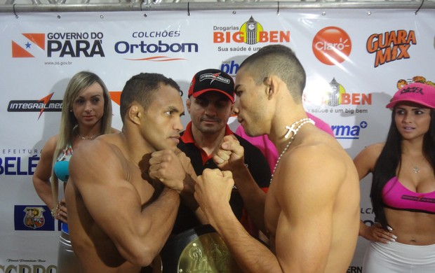 Fabiano "Jacarezinho" e Rafael "Gogó" / encarada / Jungle Fight (Foto: Thiago Lopes / Globoesporte.com)