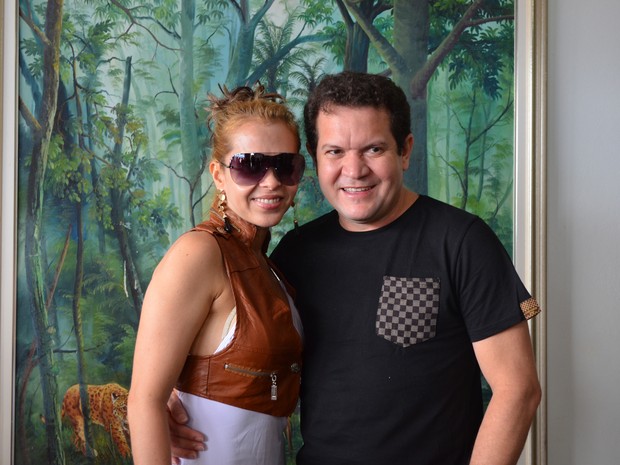 Joelma e Chimbinha fazem show em Guajará-Mirim, RO (Foto: Leile Ribeiro/G1)