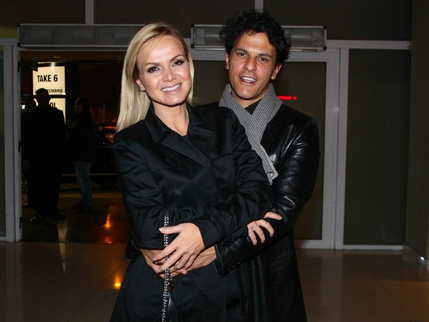 Eliana com o marido, João Marcelo Bôscoli, em show em São Paulo (Foto: Manuela Scarpa/ Foto Rio News)