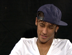 Neymar em entrevista ao SporTV News (Foto: Reprodução/SporTV)