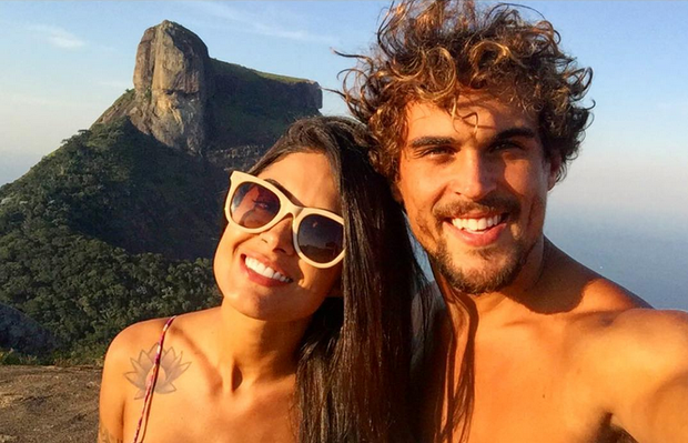 Aline Riscado e Felipe Roque (Foto: Reprodução/Instagram)