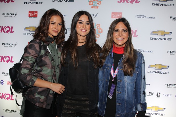 Bruna Marquezine, Thaila Ayala e Carol Sampaio (Foto: Thiago Duran/AgNews)
