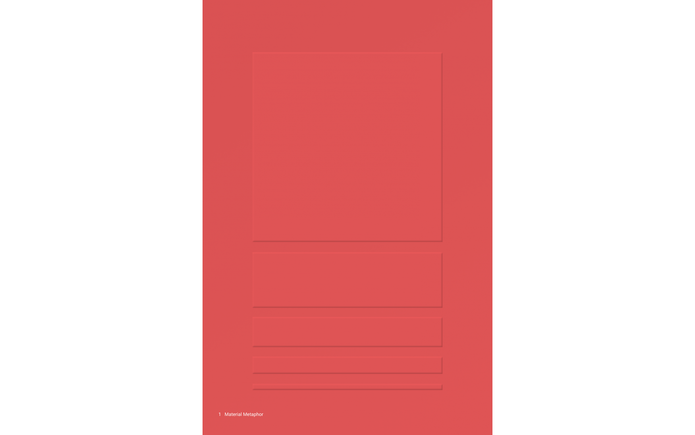 Primeiro princípio do Material Design: Material is the metaphor (Foto: Reprodução/Google).