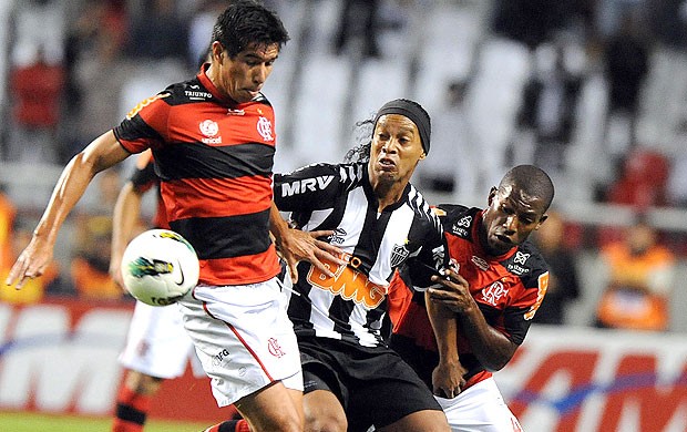 Caceres, Flamengo x Atlético-MG (Foto: Alexandre Vidal / Flaimagem)