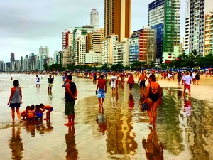 Balneário Camboriú (Foto: Luiz Souza/RBS TV)