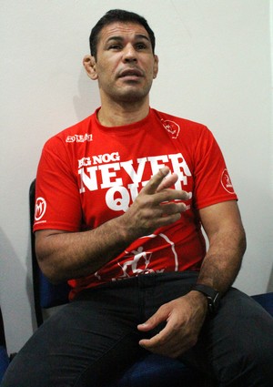 Rodrigo Minotauro, em Porto Velho (Foto: Larissa Vieira)